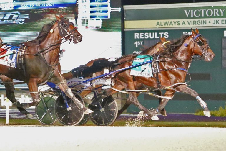 Catch The Fire blazes to Dan Patch Stakes victory at Harrah’s Hoosier Park U.S. Trotting News